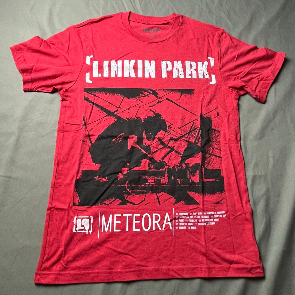 Linkin Park Shirt Red Medium Meteora